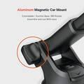 Porodo Aluminum Magnetic Car Mount ( Extendable up to 15cm / Suction Base / 360 Rotate ) Compatible for All Mobile Phone Devices, Metal Grip, Strong Magnet Phone Holder, Easy