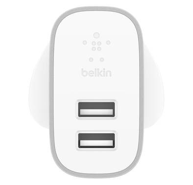 Charger USB Adapter Belkin F7U049mySLV 2-Port Home Charger - Silver
