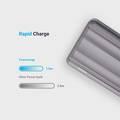 Powerology Power Bank, 10000mAh Capacity, Portable Fast Charger External Battery Pack, Type-C PD Portable Charger, 18W Fast Charge Power Bank with Power Delivery Input (Gray)