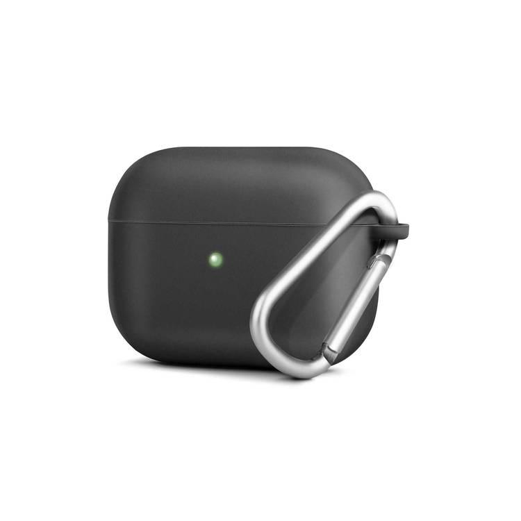 Viva Madrid Gorra Esbelto Case with Anti-Lost Carabiner Compatible for AirPods Pro, Scratch Resistant, Shock Absorption, Drop Protection, & Dustproof Protective - Dark Gray
