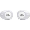 JBL Tune125TWS Truly Wireless Bluetooth In-ear Headphones, Pure Bass Sound Earbuds, 32-hours Battery Life, Dual Connect - White