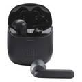 JBL T225 True Wireless Earbud Headphones, Pure Bass Sound, Bluetooth, 25-hours Battery Life, Dual Connect, Native Voice Assistant - Black