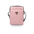 CG Mobile Guess Nylon Tablet Bag with Metal Triangle Logo 10" Adjustable Shoulder Strap, Easy for Carrying, Slim Lightweight Portable Storage Bag Suitable for Outdoor