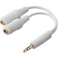 Audio Y Cable Belkin F8V234eaWHT-APL Speaker & Headphone Splitter 3.5mm