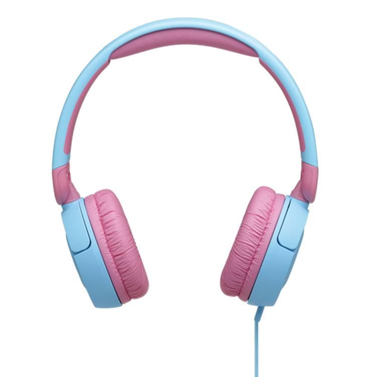 JBL JR310 On-Ear Wired Headphones For Kids - Blue/Pink
