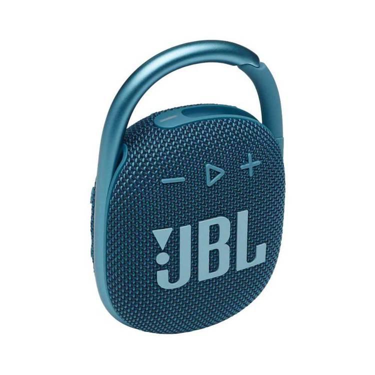 JBL Clip 4 Ultra-Portable Wireless Bluetooth Speaker with Carabiner, IP67 Waterproof & Dustproof Feature, 10-hours Battery Life - Blue