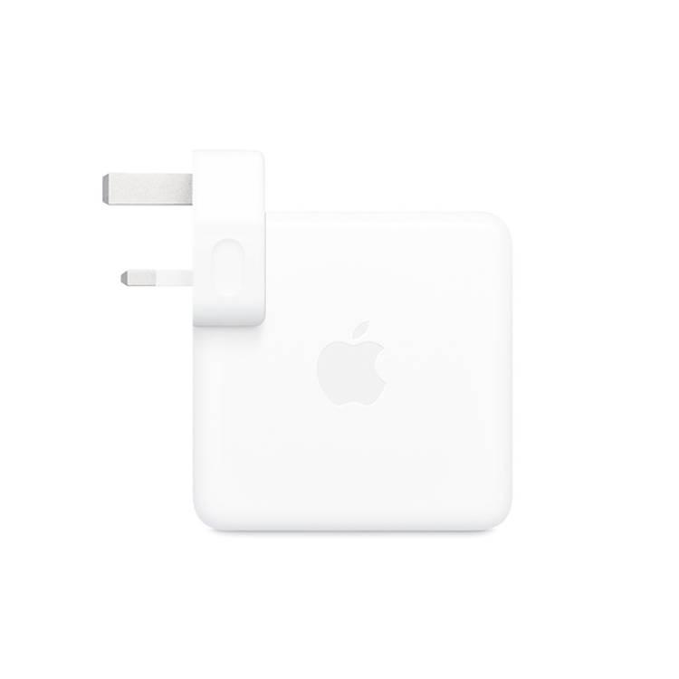Apple Power UK Wall Charger, 96W, USB Type-C, White, Apple recommends using it with a 16-inch MacBook Pro for optimal charging performance.