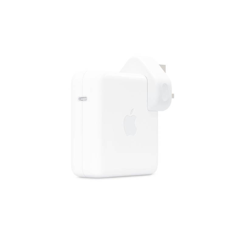 Apple Power UK Wall Charger, 96W, USB Type-C, White, Apple recommends using it with a 16-inch MacBook Pro for optimal charging performance.