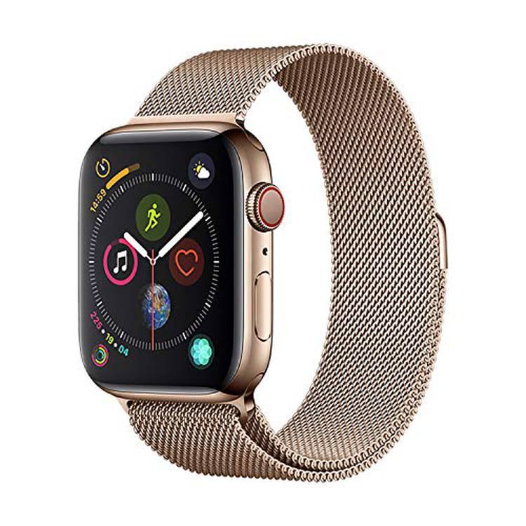 Devia Elegant Series Milanese Loop Replacement Wrist Band Strap, Stainless Steel Strap Compatible for Apple Watch 38/40mm - Rose Gold