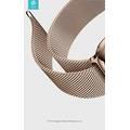 Devia Elegant Series Milanese Loop Replacement Wrist Band Strap, Stainless Steel Strap Compatible for Apple Watch 38/40mm - Rose Gold