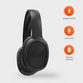 سماعات بورودو ساوندتك المحمولة بتقنية البلوتوث 5.0 ، إلغاء الضوضاء Soundtec Sound Pure Bass FM Wireless Active Siri Over-Ear Headphones - Black