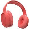 Porodo Soundtec Portable Headphones Bluetooth 5.0, Noise Cancelling Soundtec Sound Pure Bass FM Wireless Active Siri Over-Ear Headphones - Red