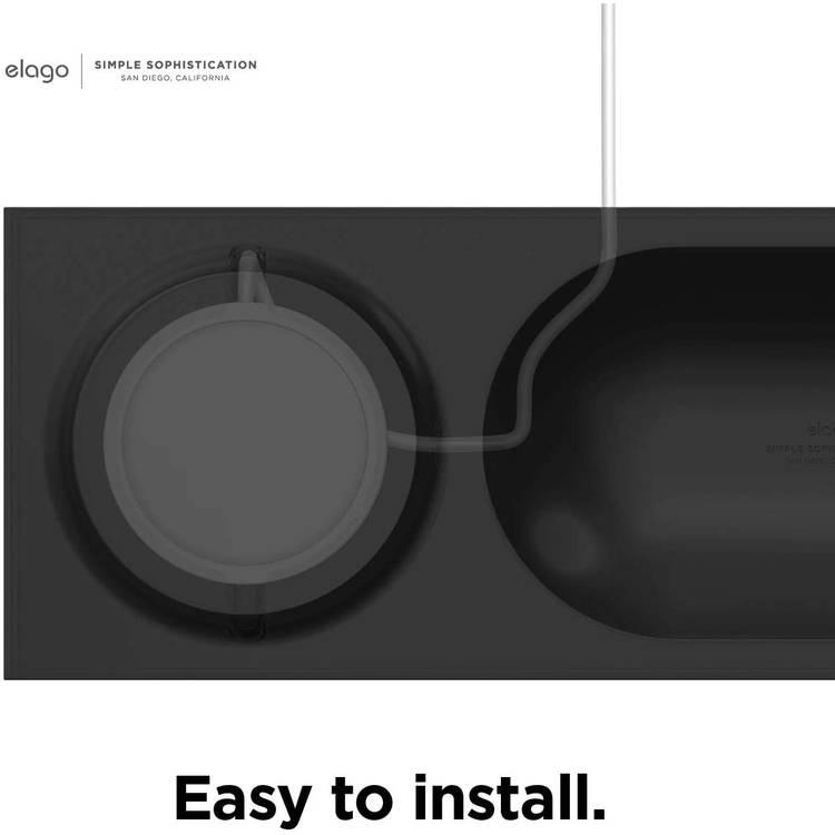 elago Charging Tray with MagSafe Charger Magnetic Wireless Charger Tray, with iPhone 12, Pro, Pro Max, Mini and other Wireless Chargers phones [Magsafe Not Included]
