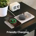 elago Charging Tray with MagSafe Charger Magnetic Wireless Charger Tray, with iPhone 12, Pro, Pro Max, Mini and other Wireless Chargers phones [Magsafe Not Included] Stone