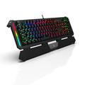 Bloody B875N Light Strike RGB Gaming Keyboard with Dual Programmable Keys, Zero-Lag Response, and Adjustable Backlights - Blue