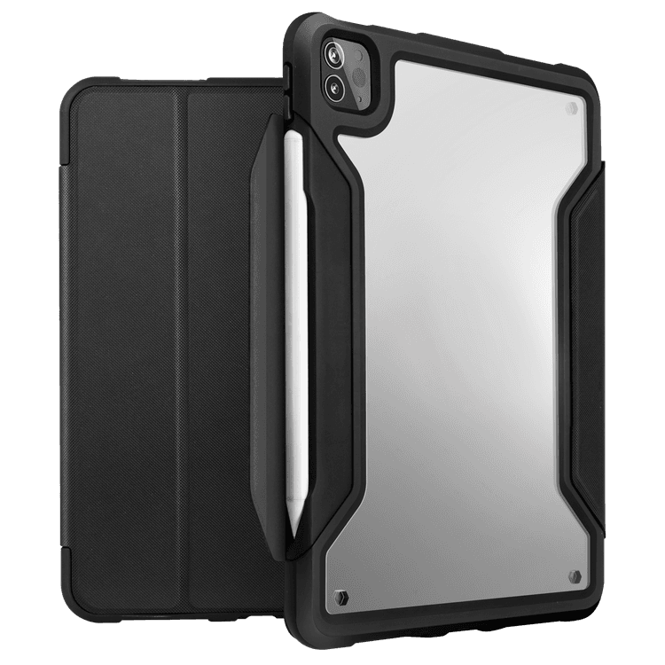 Viva Madrid VanGuard Tegra Drop-Proof Protective iPad Case with Detachable Magnetic Cover, Charge & Store with Integrated Apple Pencil Holder, Anti-Scratch, Shock-Absorption 