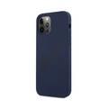 CG MOBILE Guess HC Silicone Vintage Case With Script, Shock-Absorption & Drop Protection for Apple iPhone 12 Pro Max (6.7") Officially Licensed - Blue