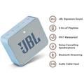 JBL GO 2 Portable Wireless Bluetooth Speaker, 5-hours Playtime, IP67 Waterproof Feature, Speaker Built-in Noise-Cancelling Speakerphone - Cyan