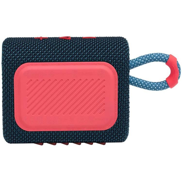 JBL Go 3 Portable Wireless & Waterproof Speaker - Blue / Pink