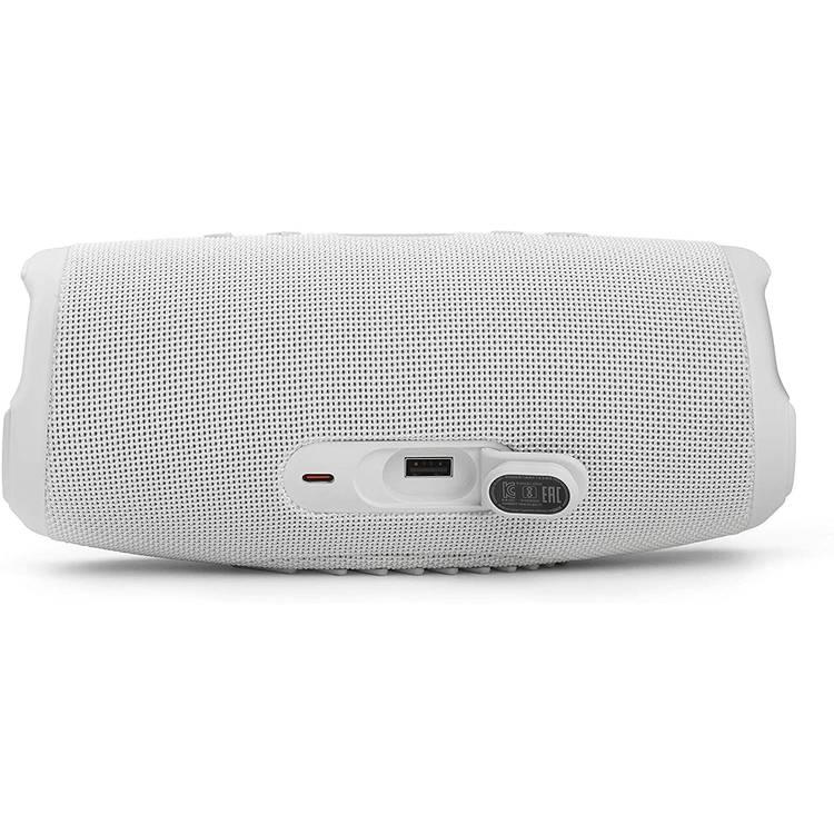 JBL Charge 5 Portable Waterproof Bluetooth Speaker - White