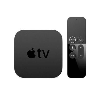 Apple TV 64GB HDR and Dolby Vision stunning picture quality 4K, room-filling sound, Watch original stories, Play groundbreaking new game from Apple Arcade - Black
