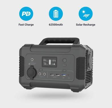 Powerology Portable Power Generator 62500mAh 200W QC3.0 P...