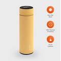 Porodo Smart Water Bottle Cup With Temperature Indicator, Up to 12 Hours of Thermal Insulation, Sports Drink Flasks, 500ml, Touch Sensitive Display, Non-Slip Base, 17 Oz - Orange