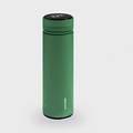 Porodo Smart Water Bottle Cup With Temperature Indicator, Up to 12 Hours of Thermal Insulation, Sports Drink Flasks, 500ml, Touch Sensitive Display, Non-Slip Base, 17 Oz - Green