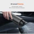 Porodo Handheld Vacuums Cleaner, Wet and Dry Portable Cordless Vacuum Cleaner 80W 5200Pa Suction,Washable HEPA Filter 6000mAh Car Vacuum Cleaner Rechargeable for Car, Home - Gray