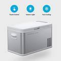 Powerology Portable Fridge and Freezer, 2 in 1 Portable Heavy Duty and Easy to use Refrigerator for Outdoor Adventure, 22 Hours Battery Life and Low Energy Consumption (25L)