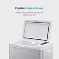 Powerology Portable Fridge and Freezer, 2 in 1 Portable Heavy Duty and Easy to use Refrigerator for Outdoor Adventure, 22 Hours Battery Life and Low Energy Consumption (25L)