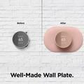 Elago Wall Plate Cover Plus Compatible for Nest Thermostats 2020 with Double Coated Circular Wall Plate Design, Anti-Scratch & Easy Installation - Sand Pink