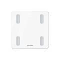 Body Weight Scale, Porodo PD-BF1321BT-WH Lifestyle Smart Bluetooth Full Body Fat Scale, Works with Bluetooth on iOS and Android- White