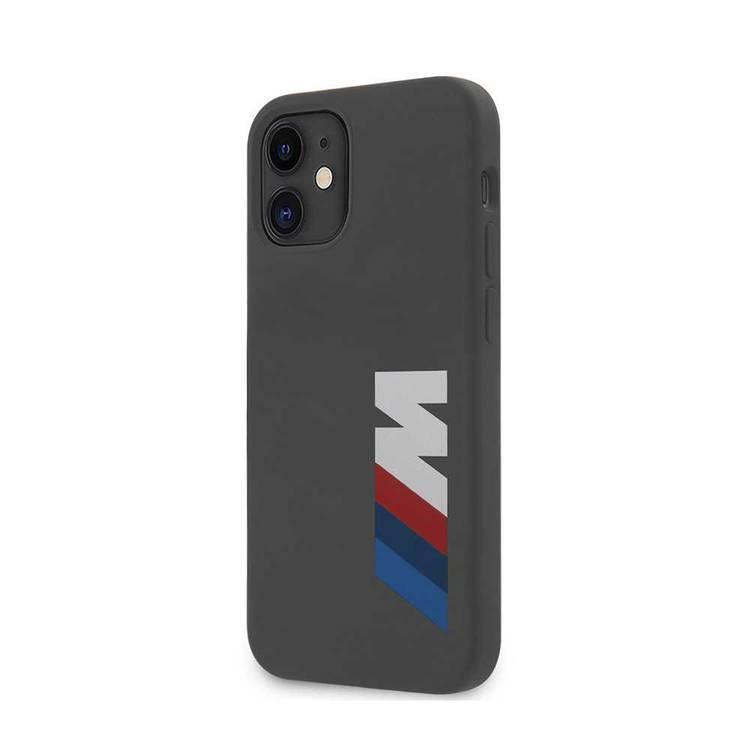 CG Mobile BMW M Collection Liquid Silicone Case Printed Big Logo Compatible for iPhone 12 Mini (5.4") Officially Licensed, Shock Resistant, Scratches Resistant - iPad 10.9" (2022)