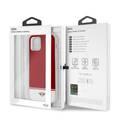 حقيبة صلبة Mini Cooper PC / TPU أسفل شريط صلب لهاتف iPhone 12/12 Pro (6.1 بوصة) - أحمر