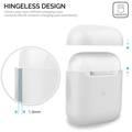 AhaStyle Premium Silicone Case Compatible for AirPods 1/2 Generation, Scratch Resistant, Drop Resistant, Dustproof and Absorbing Protective Cover - White