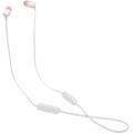 JBL T125BT Wireless In-ear Bluetooth Headphones, Pure Bass Sound, 16-hours Battery Life with Quick Charge, Lightweight and Comfortable Design Headset - White