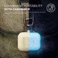 Elago Hang Case Compatible with Apple AirPods 1 & 2 Generation, Scratch Resistant, Drop Resistant, Dustproof and Absorbing Protective Cover with Hang Case