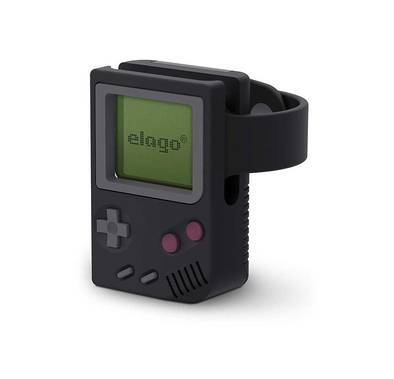 Elago W5 Stand With All types for Apple Watch Series, View Apple display through blast, Easy To Use, scratch-free silicone, Black