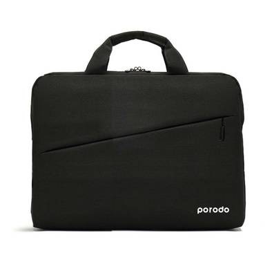 Laptop Bag Porodo PD-LPSLV156-BLK Nylon Fabric Laptop Sleeve Bag -Black