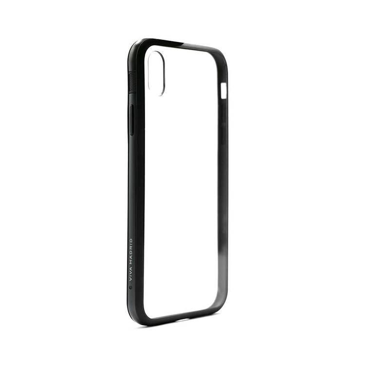 Viva Madrid Borde Back Case for iPhone Xr (6.1"), Cameras, Buttons and Speakers, with Wireless Chargers - Gun Metal