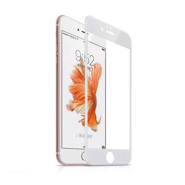Green Lion 3D Curved Tempered Glass for iPhone 8/7, high quality tempered glass, 9H hardness, Anti Scratches Anti Shatter, Easy Install, White