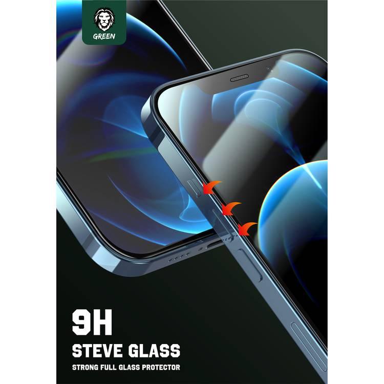 واقي شاشة كامل 9H من زجاج ستيف قوي من غرين لهاتف ايفون 11 برو (5.8 بوصات) ، واقي شاشة مضاد للانعكاس ، 9H ، سهل التطبيق والإزالة ، خالٍ من الفقاعات ، شفاف
