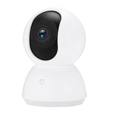 Xiaomi Mi 360° Camera (1080p) 360° Panoramic View, Full Protection, Infrared Night Vision Compatible with Android & iOS - White