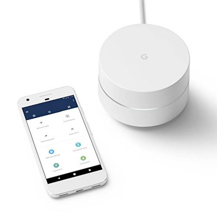 Google Wifi Router (3-Pack) is Scalable & Flexible Connected Wi-Fi System  Replaces Existing Router to provide Consistently Strong signal - White