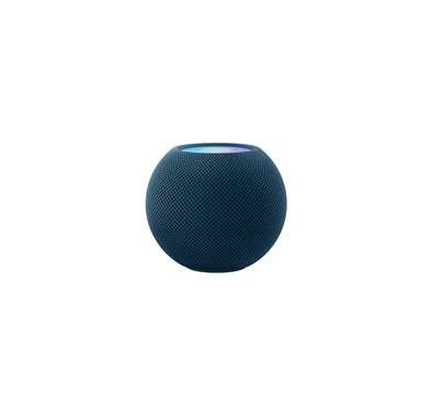 ابل هوم بود ميني MJ2C3-BL مكبر صوت ذكي ، يملأ الغرفة ، صوت بزاوية 360 درجة ، Siri هو مساعد ذكي ، يساعد في الحفاظ على خصوصية البيانات وأمانها - أزرق