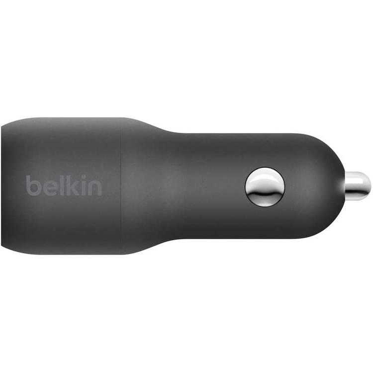 Car Charger Belkin CCB003btBK USB-C 20W + USB-A Car Charger 12W - Black