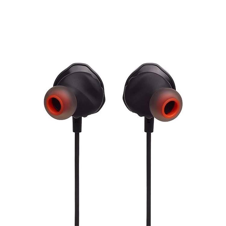 JBL Quantum 50 Wired In-Ear Gaming Headset with Absolute Control, Inline Voice-Focus Microphone, Ergonomic Technology & Ultra-soft Silicone  - Black