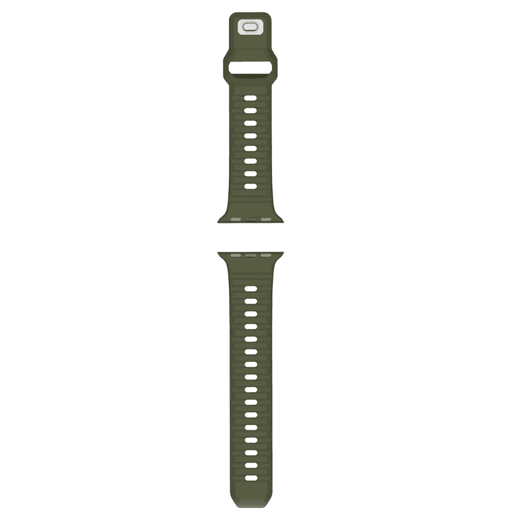 غرين بريمير هوفل سلسلة حزام ، سوار معصم بديل مناسب ومريح ، أشرطة قابلة للتعديل متوافقة مع ساعة ابل 38 / 40ملم - اخضر