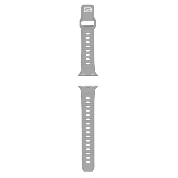 Green Lion Premier Hovel Series Strap, Fit & Comfortable Replacement Wrist Band, Adjustable Straps Compatible for Apple Watch 38/40mm - Gray